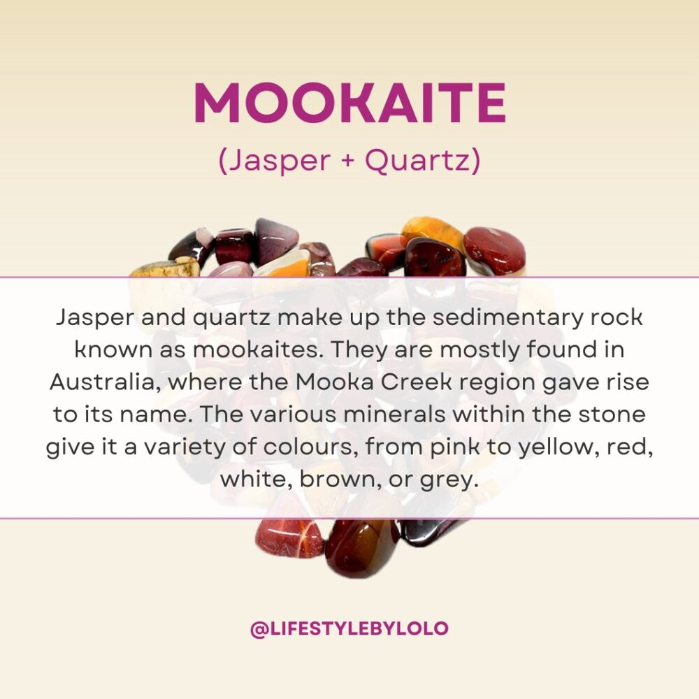 Mookaite Cancer Zodiac Beaded Bracelet - Picture 4 of 6